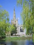 Holy Trinity Church from the River Avon, Stratford-Upon-Avon, Warwickshire, England, UK, Europe-David Hunter-Photographic Print