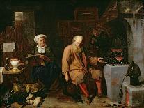 The Alchemist's Workshop, 1648-David Ryckaert III-Framed Giclee Print