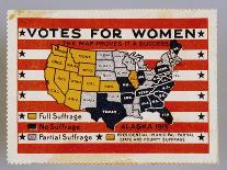 Votes for Women Stamp-David J. Frent-Giclee Print