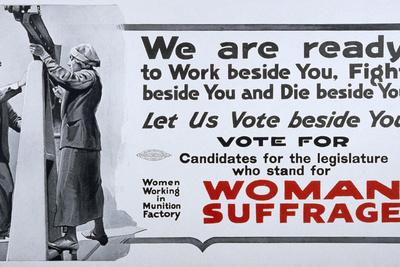 Women S Suffrage Poster Photographic Print David J Frent Art Com