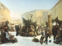 Selling Christmas Trees, 1853-David Jacobsen-Framed Giclee Print