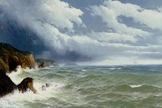 Stormy Sea with Translucent Breakers, 1894-David James-Giclee Print
