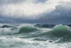 Stormy Sea with Translucent Breakers, 1894-David James-Giclee Print