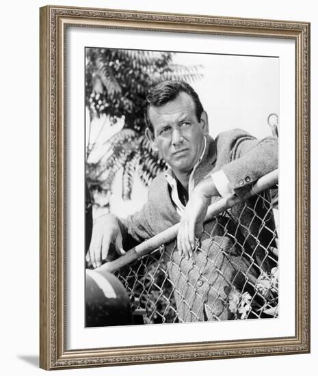 David Janssen - The Fugitive-null-Framed Photo