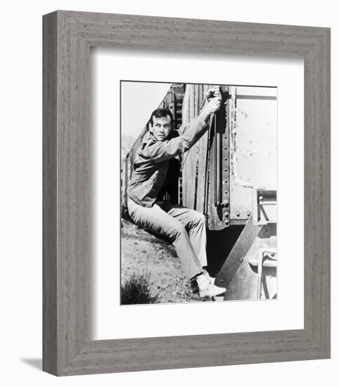 David Janssen - The Fugitive-null-Framed Photo