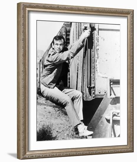 David Janssen - The Fugitive-null-Framed Photo