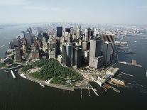 Manhattan's Financial District-David Jay Zimmerman-Framed Photographic Print