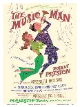 The Music Man - Starring Robert Preston - Majestic Theater Broadway-David Klein-Art Print