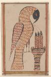 Pelican in its Piety, Fraktur Painting, C.1810-David Kulp-Framed Premier Image Canvas
