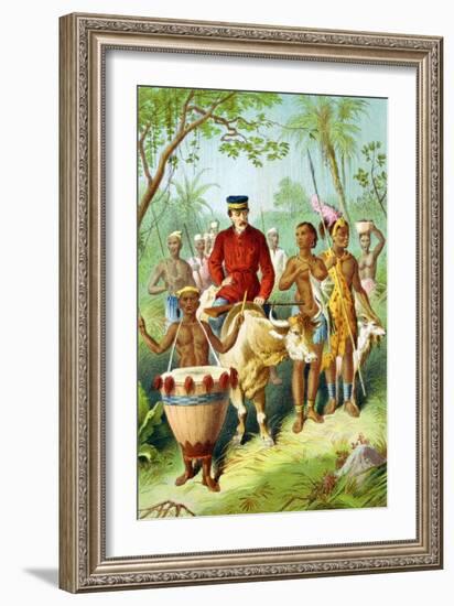 David Livingstone, Scottish Missionary and African Explorer, C1870-null-Framed Giclee Print