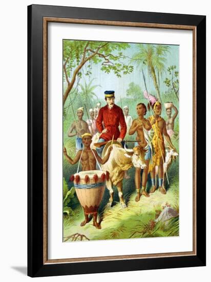 David Livingstone, Scottish Missionary and African Explorer, C1870-null-Framed Giclee Print
