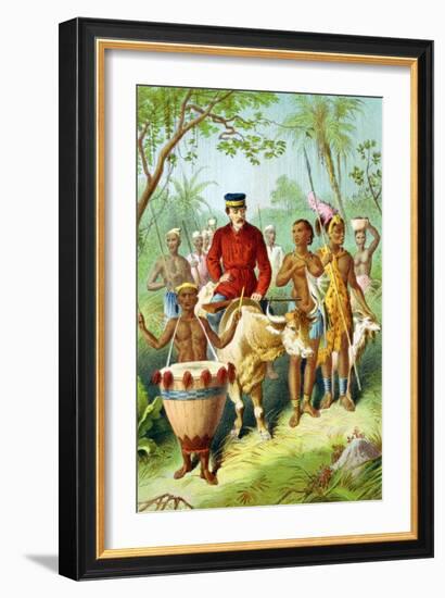 David Livingstone, Scottish Missionary and African Explorer, C1870-null-Framed Giclee Print