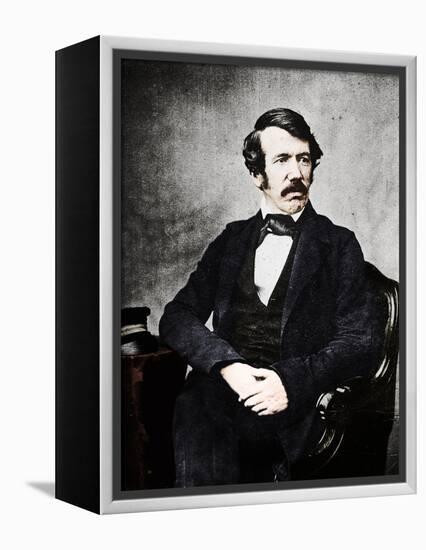David Livingstone, Scottish missionary and explorer, 19th century-Unknown-Framed Premier Image Canvas