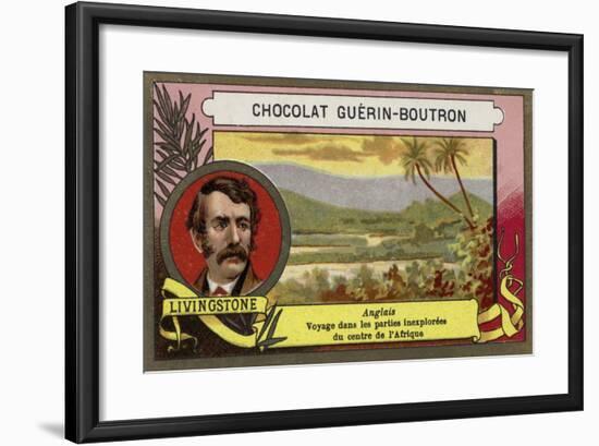 David Livingstone, Scottish Missionary and Explorer-null-Framed Giclee Print