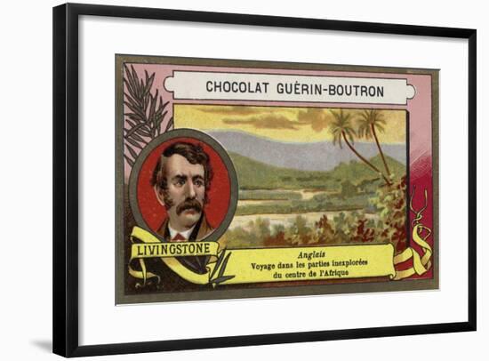 David Livingstone, Scottish Missionary and Explorer-null-Framed Giclee Print