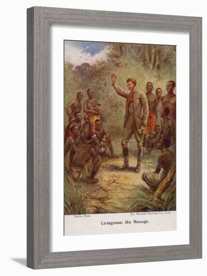 David Livingstone-Evelyn Stuart Hardy-Framed Giclee Print