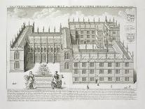 Christ Church College, Oxford, from 'Oxonia Illustrated', Published 1675-David Loggan-Giclee Print