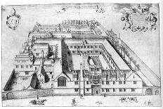 Magdalen College, Oxford, from "Oxonia Illustrata," Published 1675-David Loggan-Giclee Print