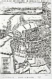 Loggan's Map of Oxford, Western Sheet, from 'Oxonia Illustrated', published 1675-David Loggan-Giclee Print