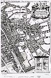 Loggan's Map of Oxford, Western Sheet, from 'Oxonia Illustrated', published 1675-David Loggan-Giclee Print