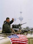 1991 Gulf War Kuwait Liberation-David Longstreath-Photographic Print