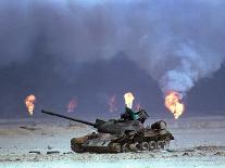 1991 Gulf War Kuwait Liberation-David Longstreath-Photographic Print