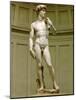 David. Marble statue (after 1501).-Michelangelo Buonarroti-Mounted Giclee Print