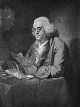 Portrait of Benjamin Franklin, 1767-David Martin-Framed Giclee Print