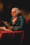 Portrait of Benjamin Franklin, 1767-David Martin-Framed Giclee Print