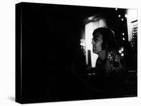 Singer John Lennon Working on His Album "Mind Games" at the Record Plant-David Mcgough-Premier Image Canvas