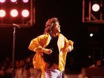 Singer Mick Jagger Performing-David Mcgough-Premium Photographic Print
