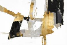 Abstract Collage Black Gold, 2023-David Moore-Art Print