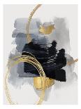 Abstract Collage Black Gold, 2023-David Moore-Art Print