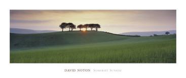 Dawn over the mountains and Nam Song River, Laos-David Noton-Photographic Print
