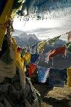 Prayer Flags on Summit of Gokyo Ri, Everest Region, Mt Everest, Nepal-David Noyes-Photographic Print