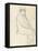 David of Cambridge (Graphite on Paper)-William Nicholson-Framed Premier Image Canvas