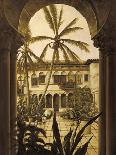 The Loggia and Fountain-David Parks-Art Print