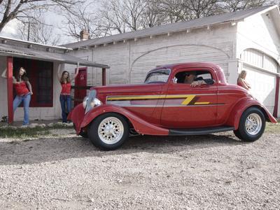 HOT ROD CAR POSTER CLASSIC USA LARGE WALL ART HUGE