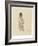 David Pharohh, the Last of the Montauks, 1874 (W/C, Gouache & Charcoal on Paper)-Winslow Homer-Framed Giclee Print