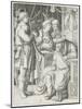 David Playing the Harp before Saul, C. 1508-Lucas van Leyden-Mounted Giclee Print