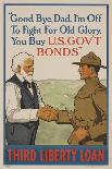 Good Bye Dad, I'm off to Fight for Old Glory, Buy US Government Bonds-David Pollack-Giclee Print