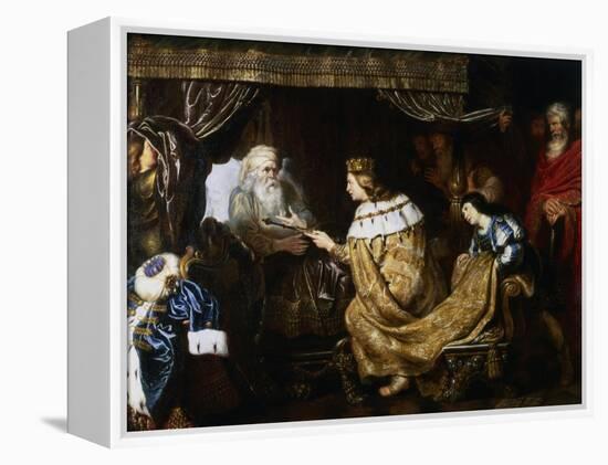 David Presenting the Sceptre to Solomon, Early 17th Century-Cornelis de Vos-Framed Premier Image Canvas