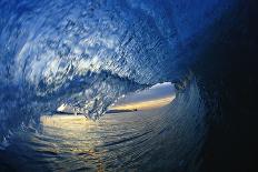 Inside Breaking Ocean Wave-David Pu'u-Framed Photographic Print