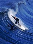 Surfer Riding a Wave-David Pu'u-Framed Photographic Print