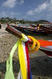 Fishing Boat in the Gulf of Thailand on the Island of Ko Samui, Thailand-David R. Frazier-Photographic Print