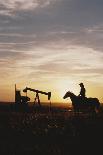 Patterson Uti Oil Drilling Rig Along Highway 200 West of Killdeer, North Dakota, USA-David R. Frazier-Photographic Print