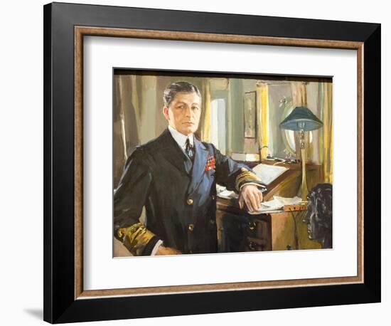 David Richard Beatty, 1917 (Oil on Canvas)-John Lavery-Framed Giclee Print