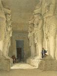 Excavated Temple of Abu Simbel, from "Egypt and Nubia," Vol.1-David Roberts-Giclee Print