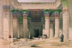 Grand Approach to the Temple of Philae, Nubia, 19th Century-David Roberts-Giclee Print