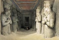 Excavated Temple of Gysha, Nubia, from Egypt and Nubia, Vol.1-David Roberts-Giclee Print
